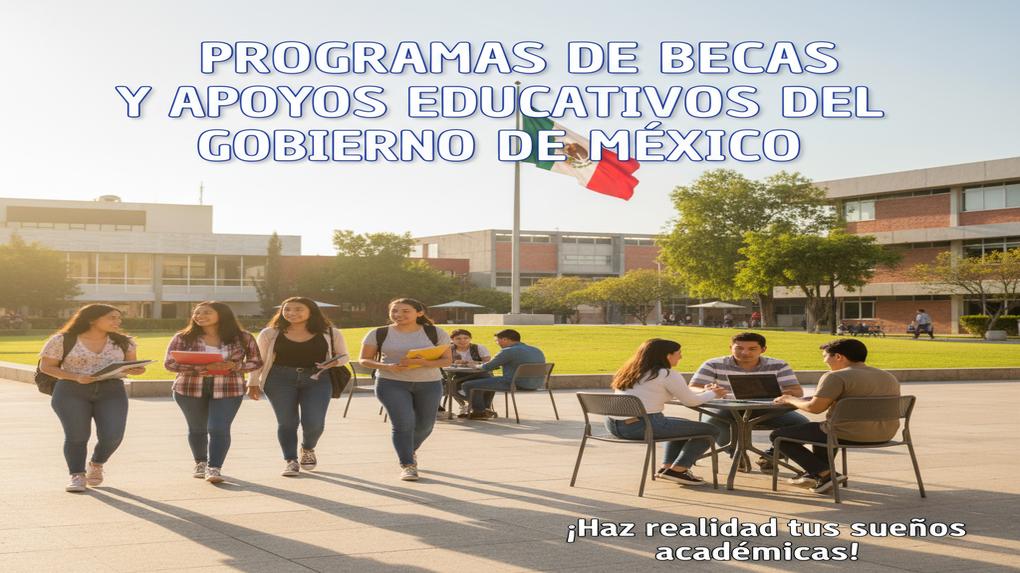 Programas de becas y apoyos educativos del Gobierno de México