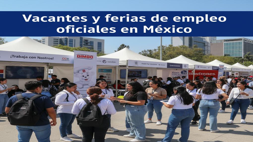 Vacantes y ferias de empleo oficiales en México